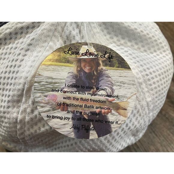 New Abby Paffrath Art 4 All Mountain Sunset Trucker Hat Adj. Mesh Snap Back Cap - Picture 11 of 11